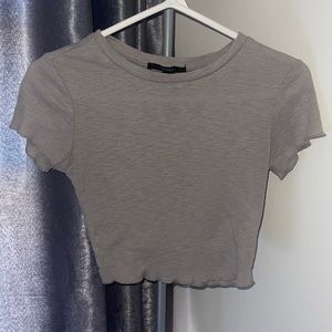 Cropped Fringed bottom crop top!